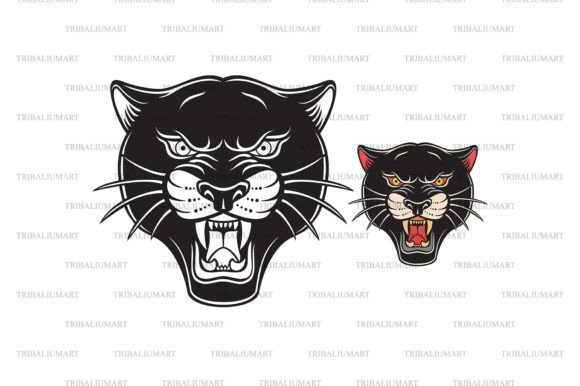 Download Traditional Panther Face Tattoo Design - Tattoo design Collection