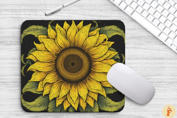 Download Sunflower in the Style of Gothic Art - Premium Bundle