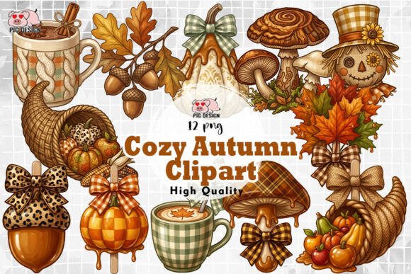 Download Cozy Autumn Clipart PNG - Autumn clipart Collection