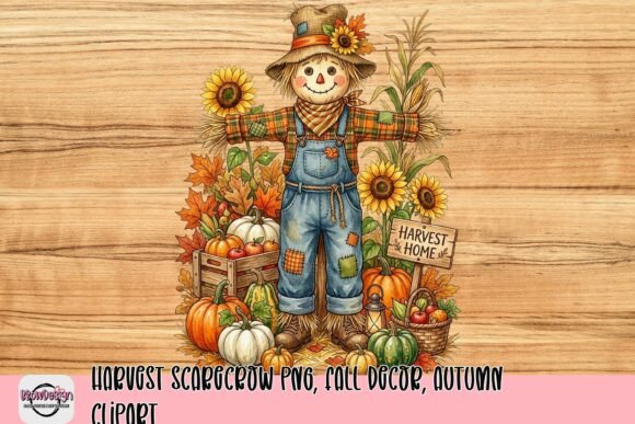 Download Harvest Scarecrow PNG, Fall Decor, Autumn Clipart - Autumn clipart Collection
