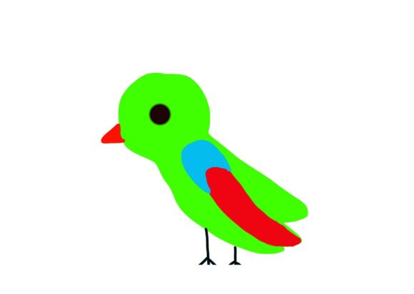 Download Green Bird Illustration/graphic - Bird illustration Collection