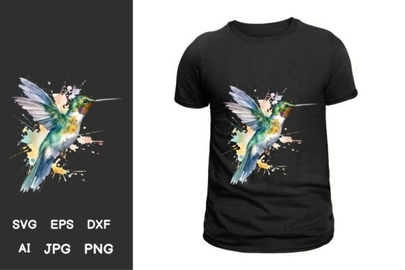 Download Elegant Hummingbird Illustration Set - Bird illustration Collection
